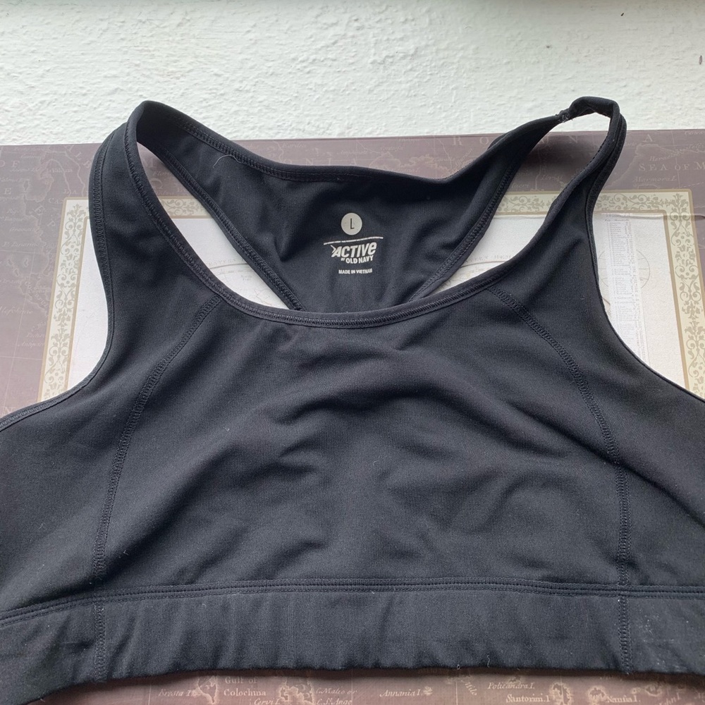 Black Sports Bra